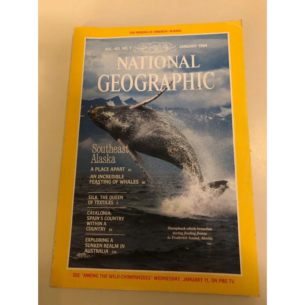 National Geographic Magazine ~ January 1984 ~ Vol. 165 No.‎ 1 ~ Southeast Alaska